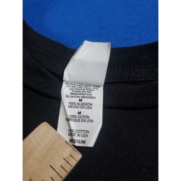 "I Stand With Immigrants" Black T-Shirt Men's Size Medium - Picture 3 of 14